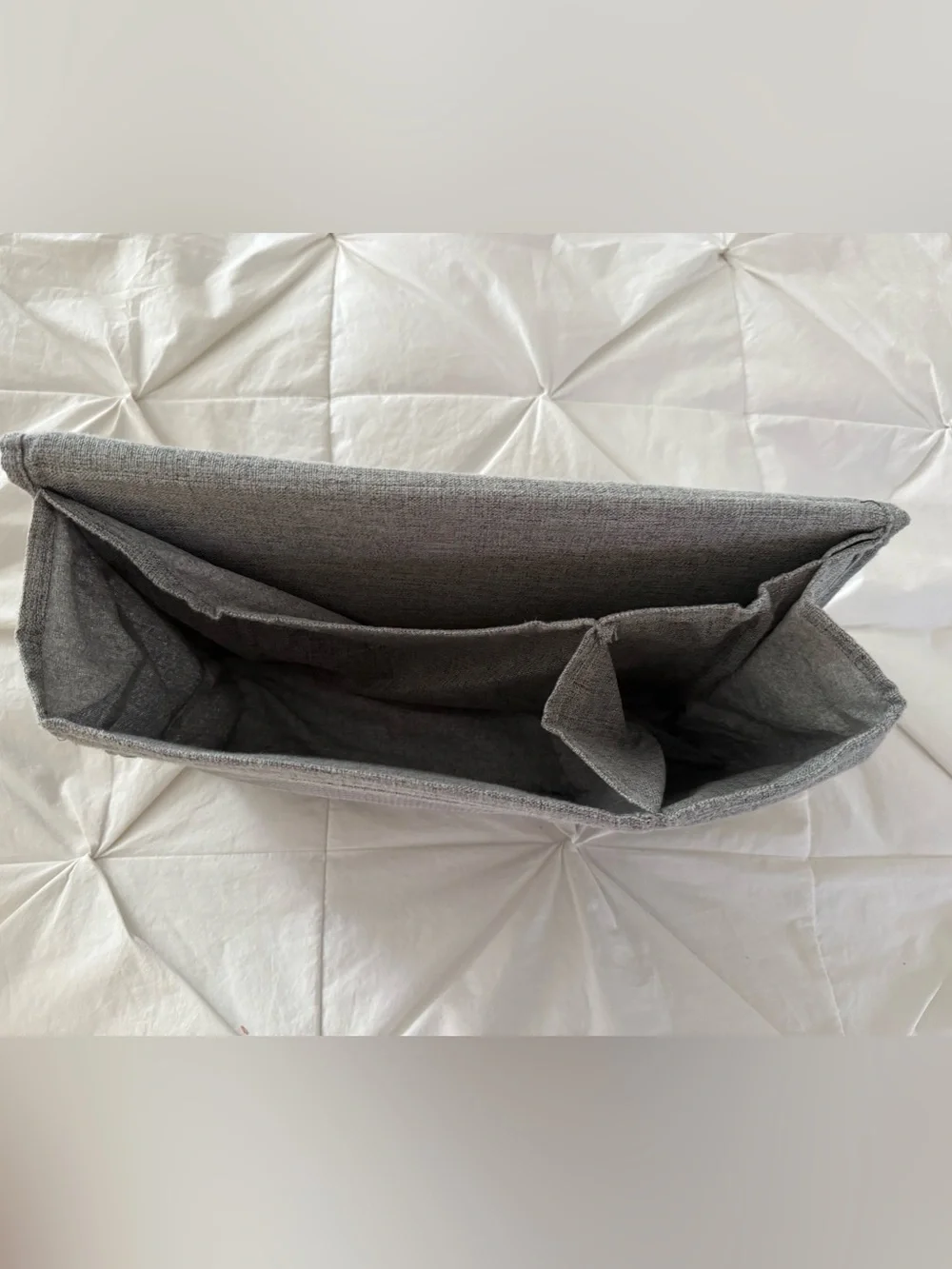 Gray Bedside Organizer excellent condition.